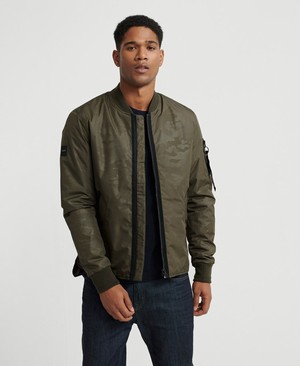 Superdry Surplus Goods Shackett Férfi Kabát Khaki | FIGLA2149